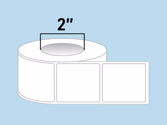 2 Core Roll Labels
